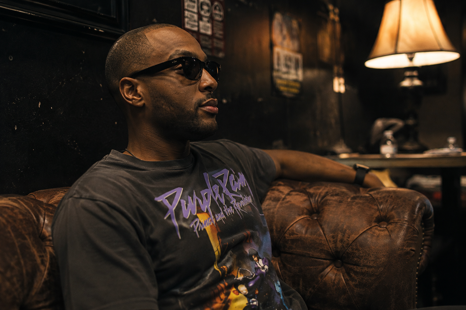 Jerwinn Land in the studio